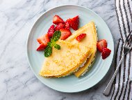    (crepes)      